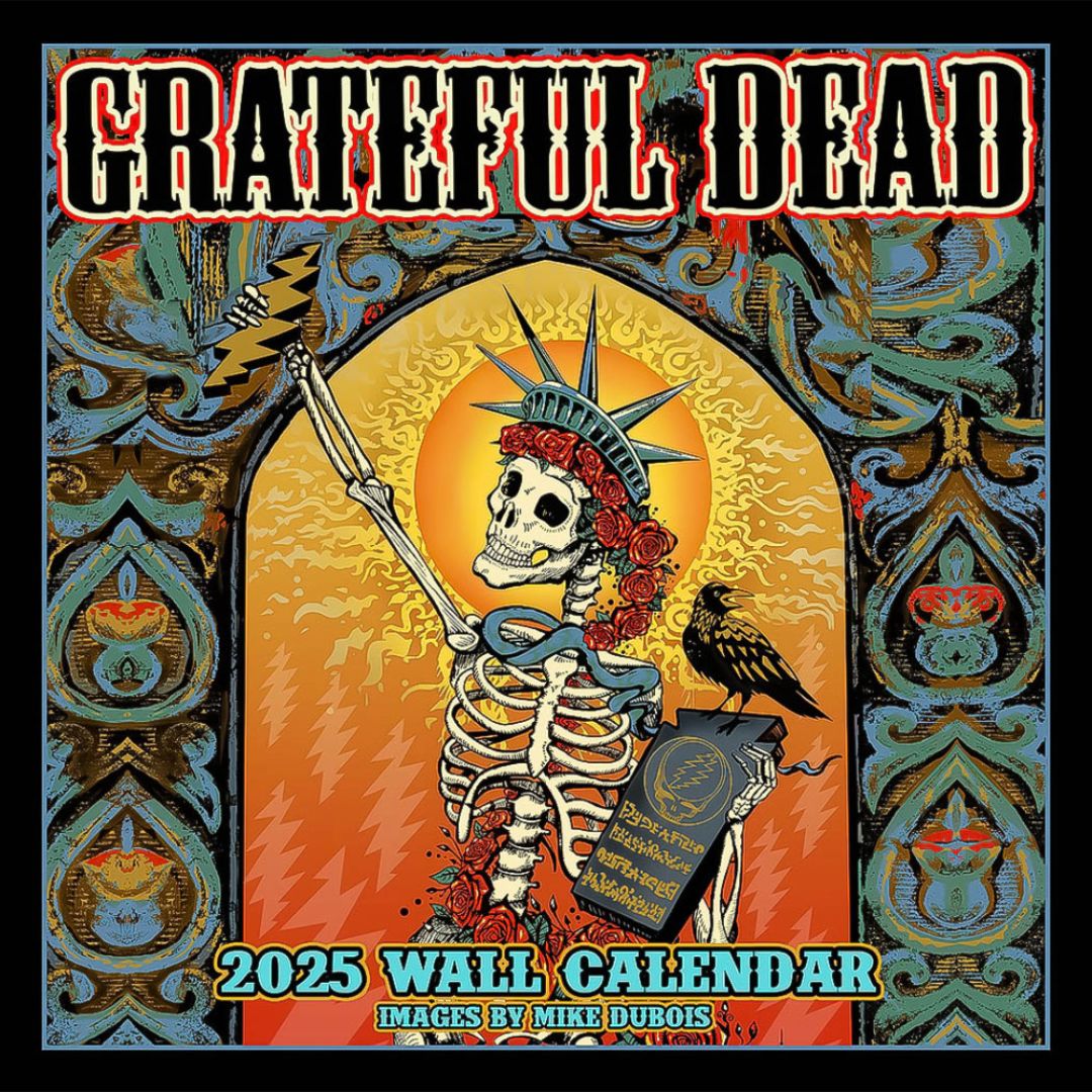 2025 Grateful Dead Wall Calendar 12" x 12"