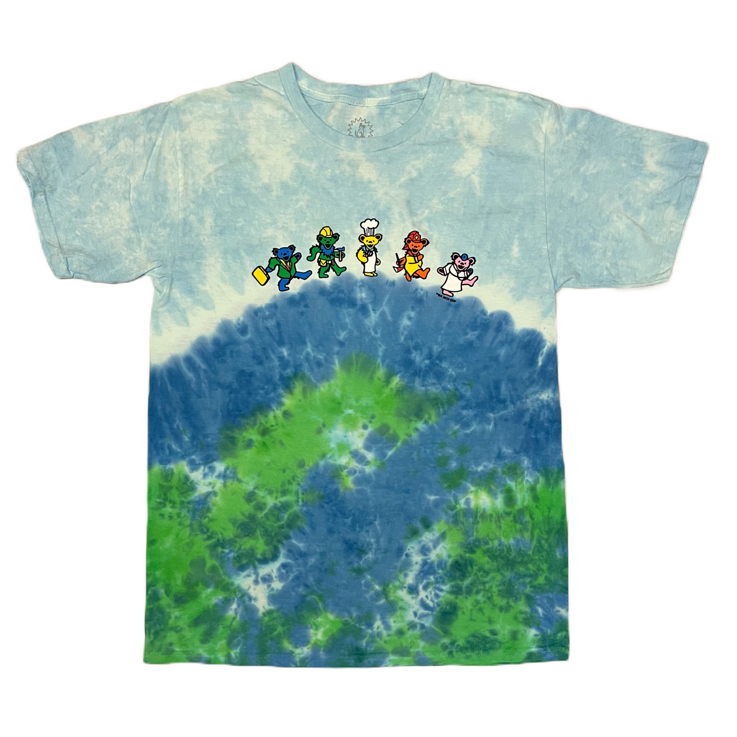 Working Bears tie dye t-shirt