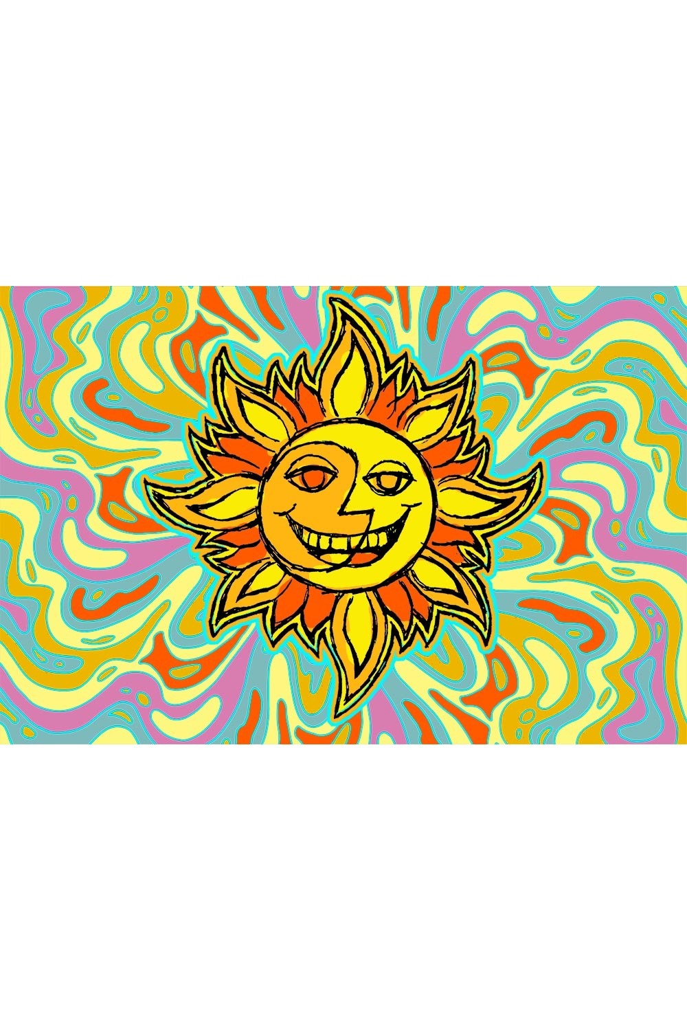 Soul Shine Tapestry 60x90 - Artwork by Tony Reonegro - eDeadShop