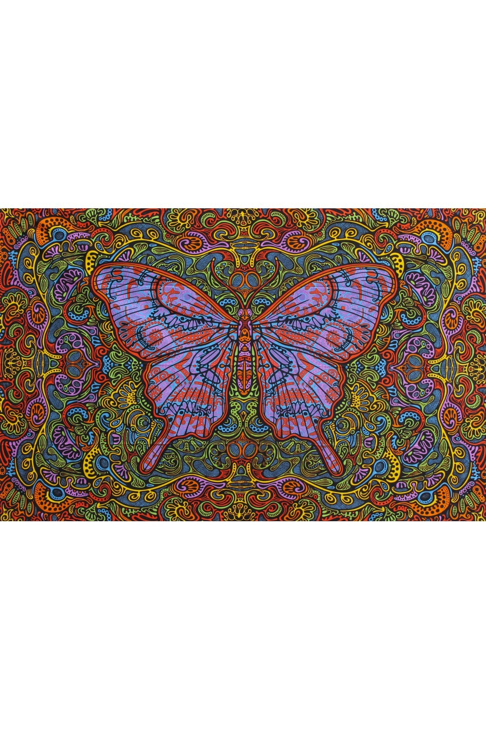 3D Butterfly Daydream Tapestry 90x60 Art by Chris Pinkerton - eDeadShop