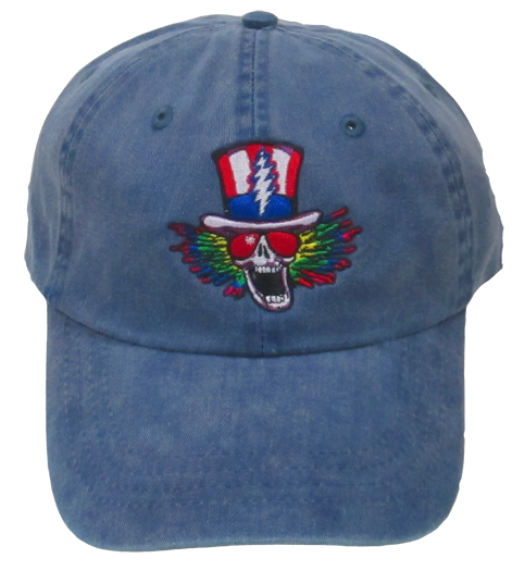 Grateful Dead Psycle Sam Embroidered Hat - Pigment Dyed Navy