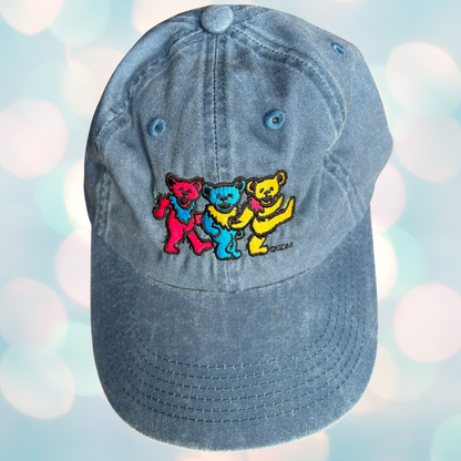 Dancing Bears Embroidered Hat