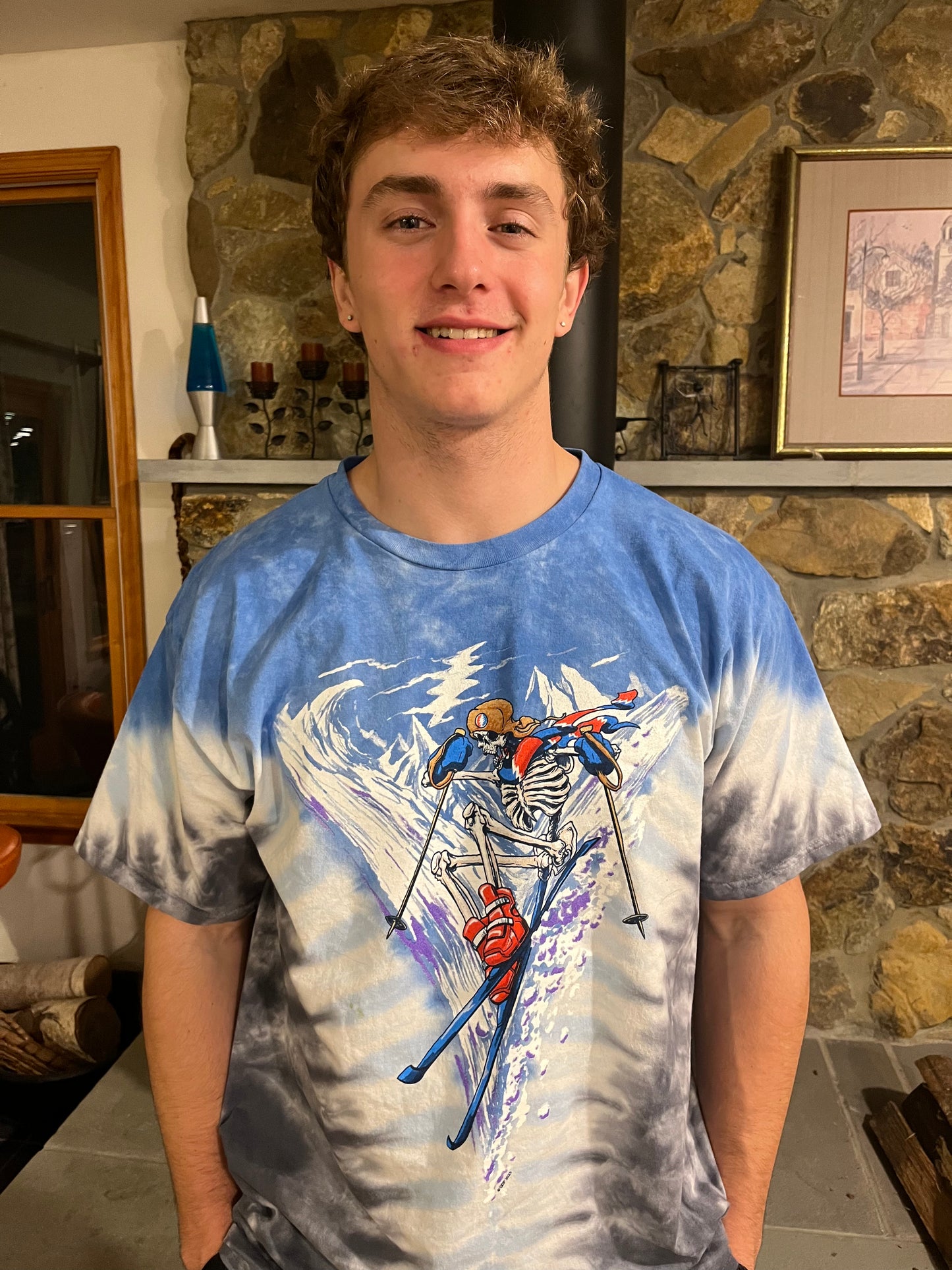 Fresh Powder tie dyed t-shirt - eDeadShop