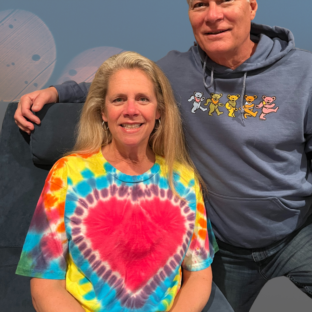 Rainbow Heart Tie Dye t-shirt