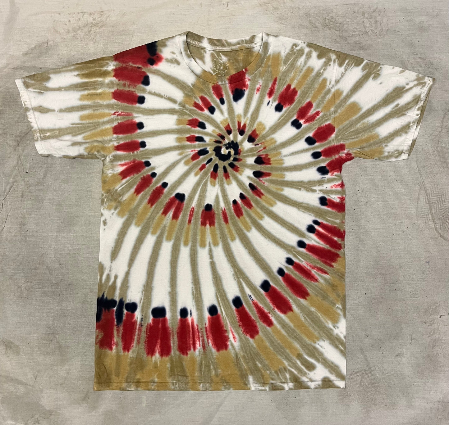 Canyon Red Swirl Tie Dye - eDeadShop