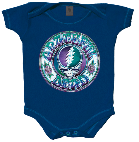 Grateful Dead "Batik Stealie" Infant Onesie Romper