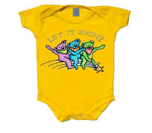 Grateful Dead " Let it Shine" Infant Onesie Romper