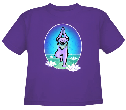 Grateful Dead "Yoga Bear" Toddler and Youth t-shirt