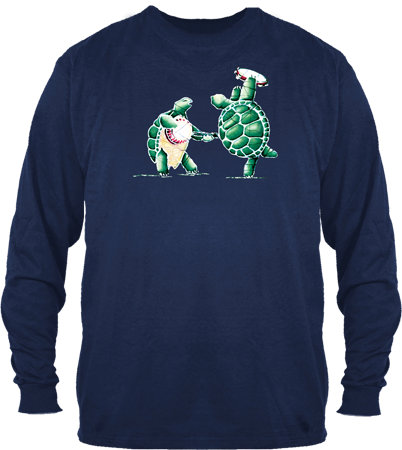 Grateful Dead - Terrapin Station Long Sleeve T-Shirt on Blue