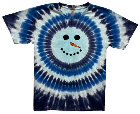 Snowman Youth tie dye t-shirt