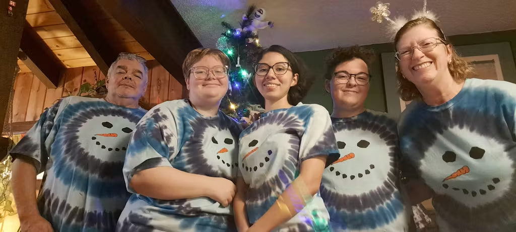 Snowman Adult Tie Dye