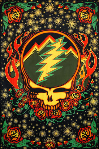 3-D Grateful Dead Scarlet Fire SYF Tapestry