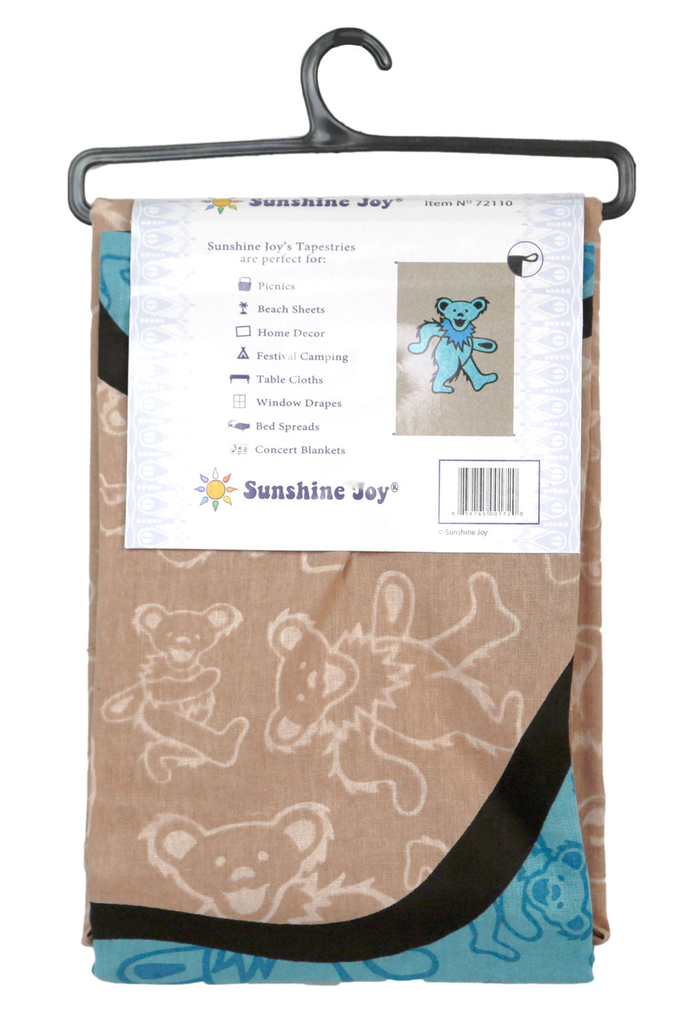 Grateful Dead Dancing Bear Tapestry - eDeadShop