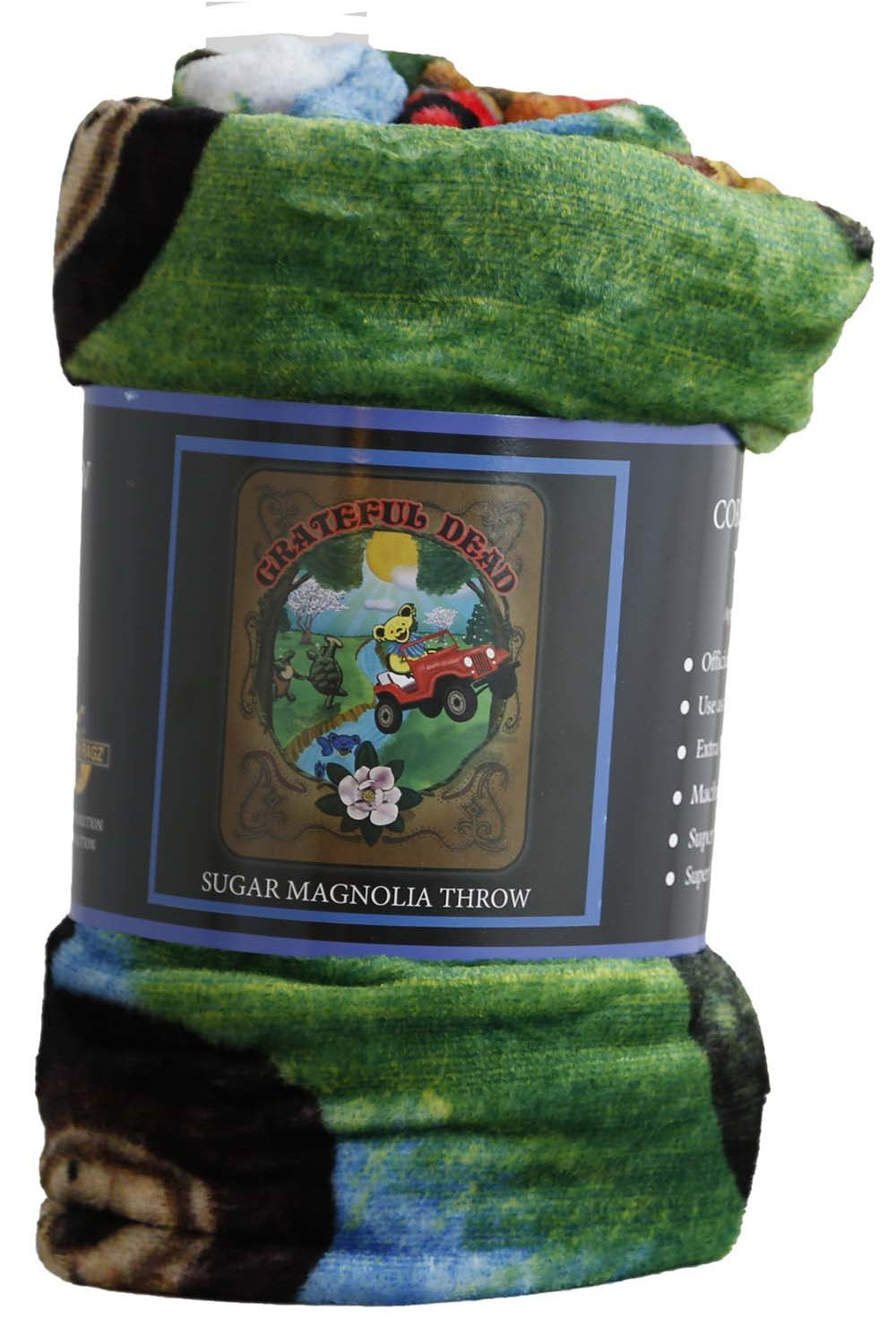Grateful Dead Sugar Magnolia Fleece Throw Blanket - eDeadShop