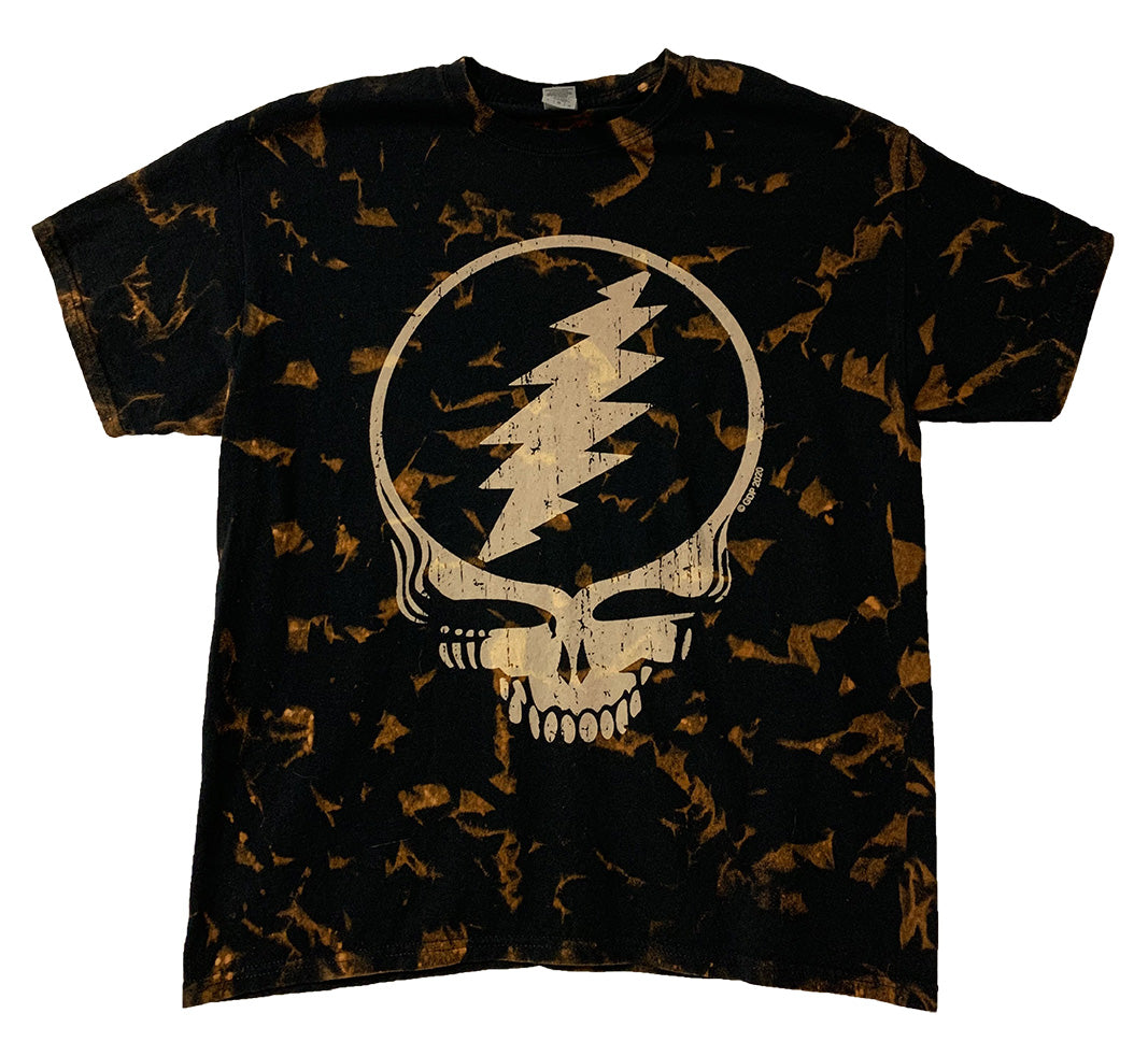 Crinkle Stealie Tie Dye t-shirt - eDeadShop