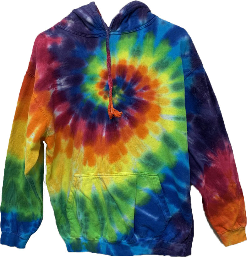 Swirl Multicolor Tie Dye Sweatshirt Daydreamer Tie Dye Cropped