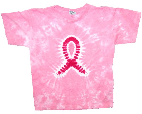 Pink Ribbon Tie Dye - eDeadShop
