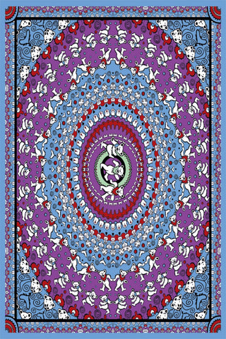 Grateful Dead Blue Bears Tapestry