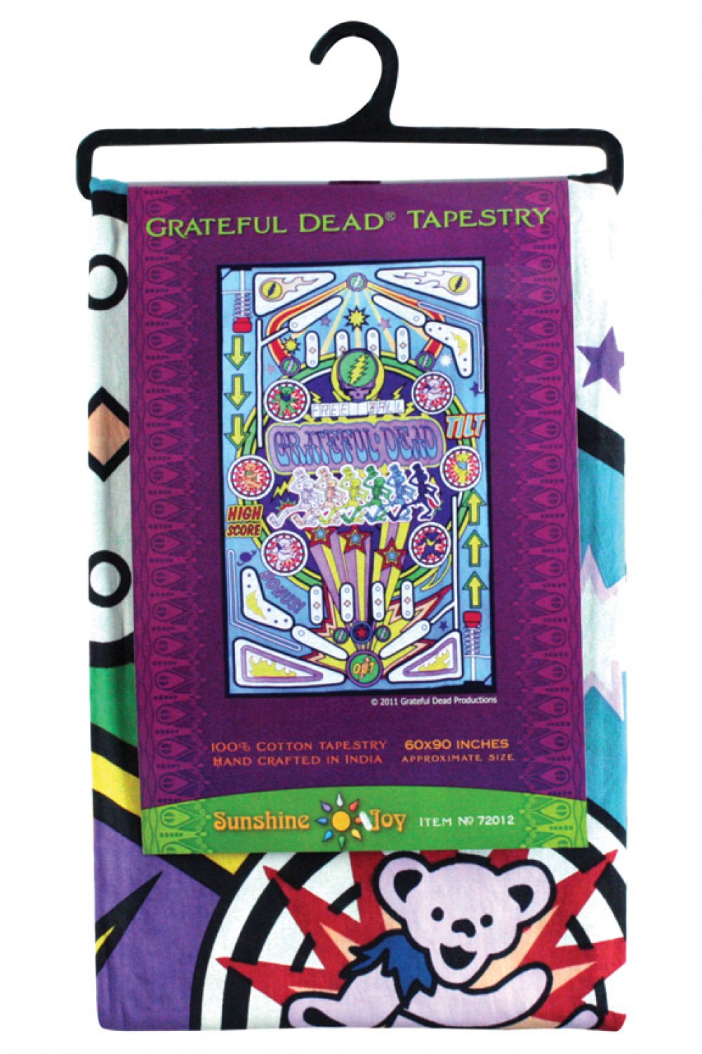 3D Grateful Dead Pinball Machine Tapestry - eDeadShop