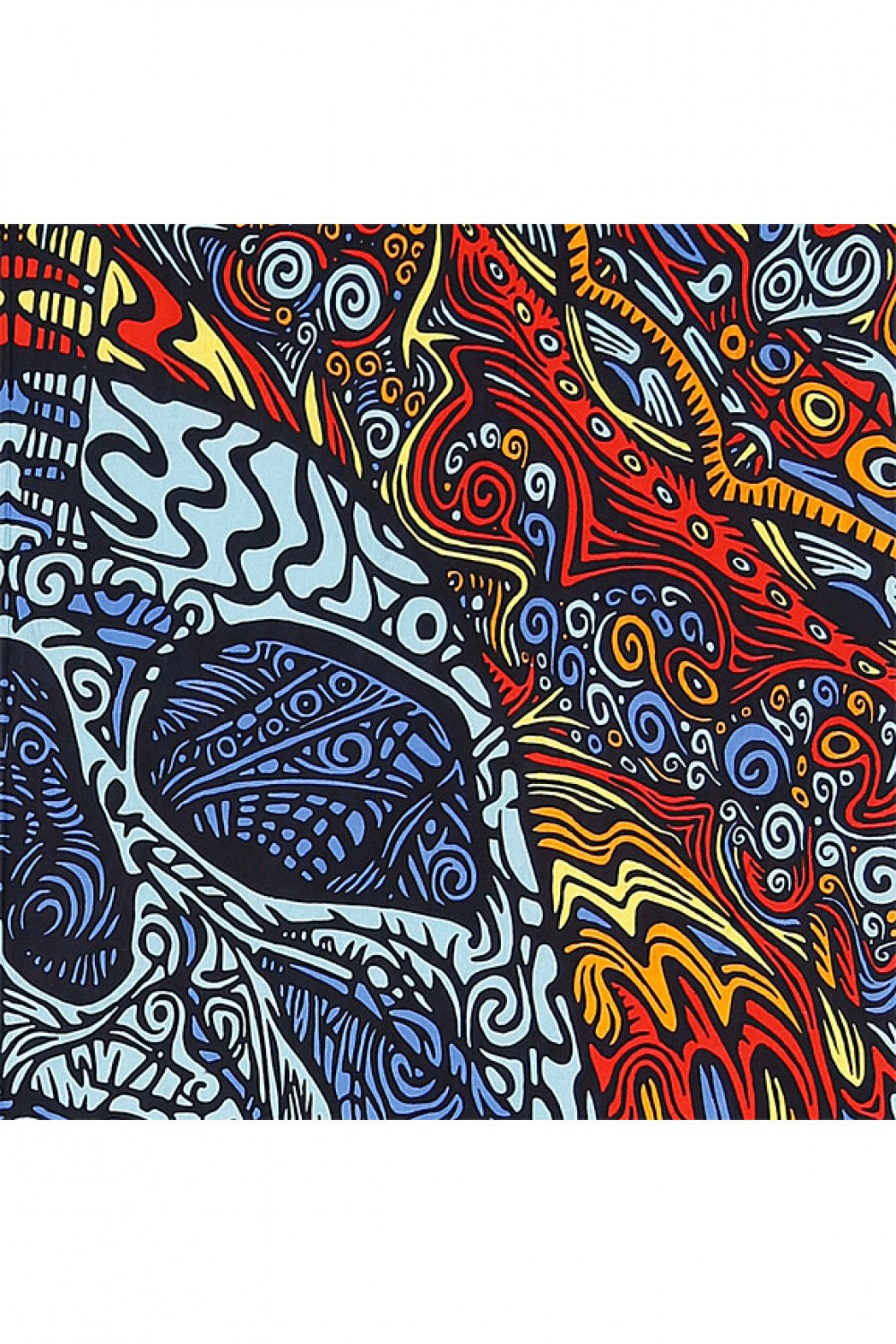 3D Mindful Skull Tapestry - Artwork by Chris Pinkerton - eDeadShop
