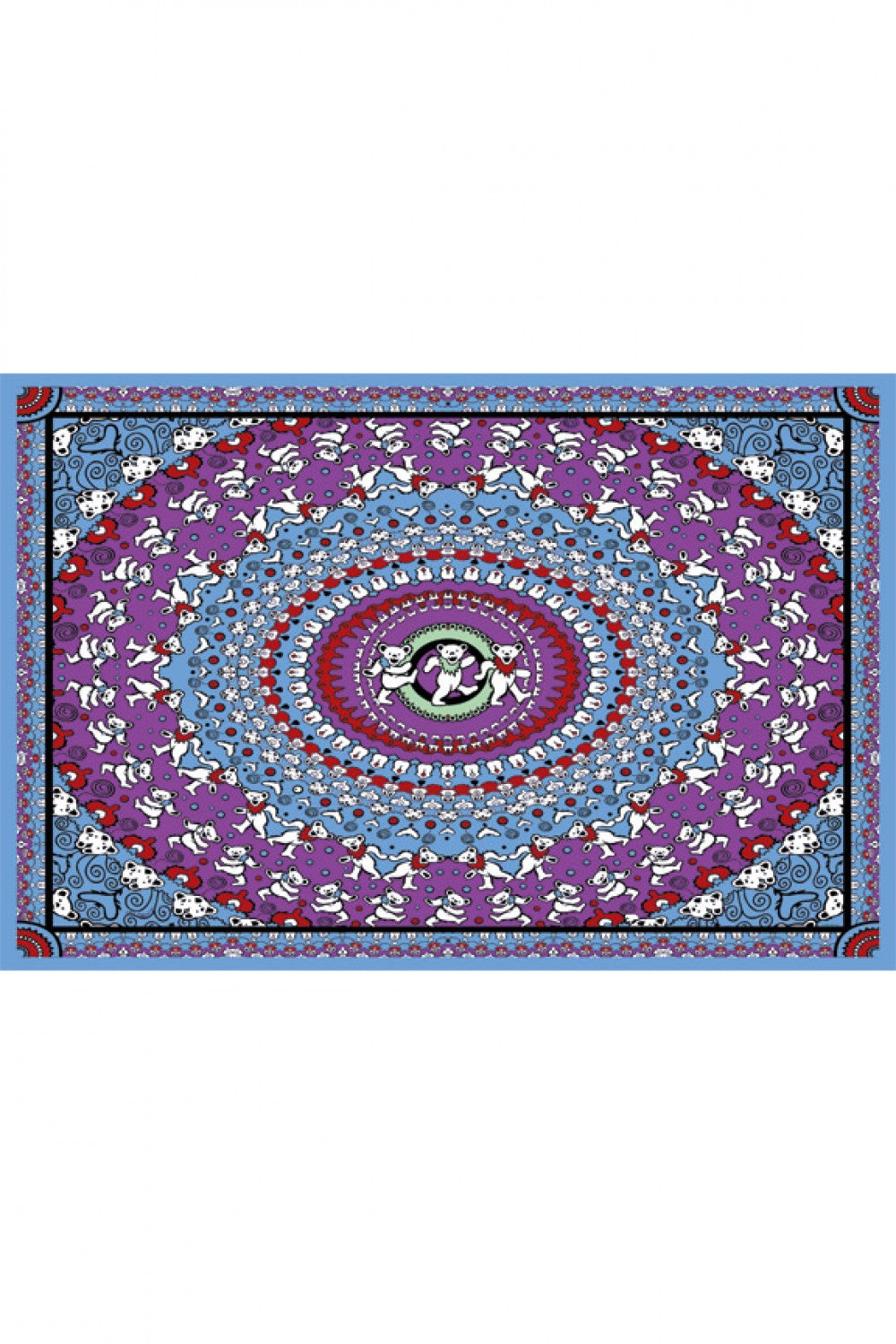 Grateful Dead Blue Bears Tapestry - eDeadShop