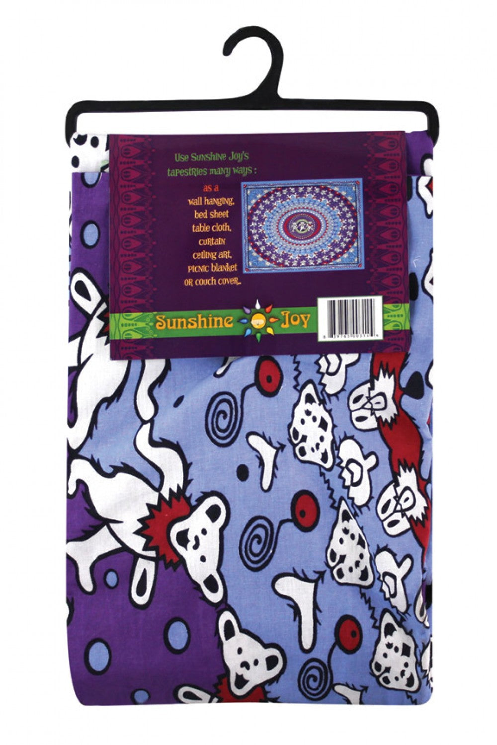 Grateful Dead Blue Bears Tapestry - eDeadShop