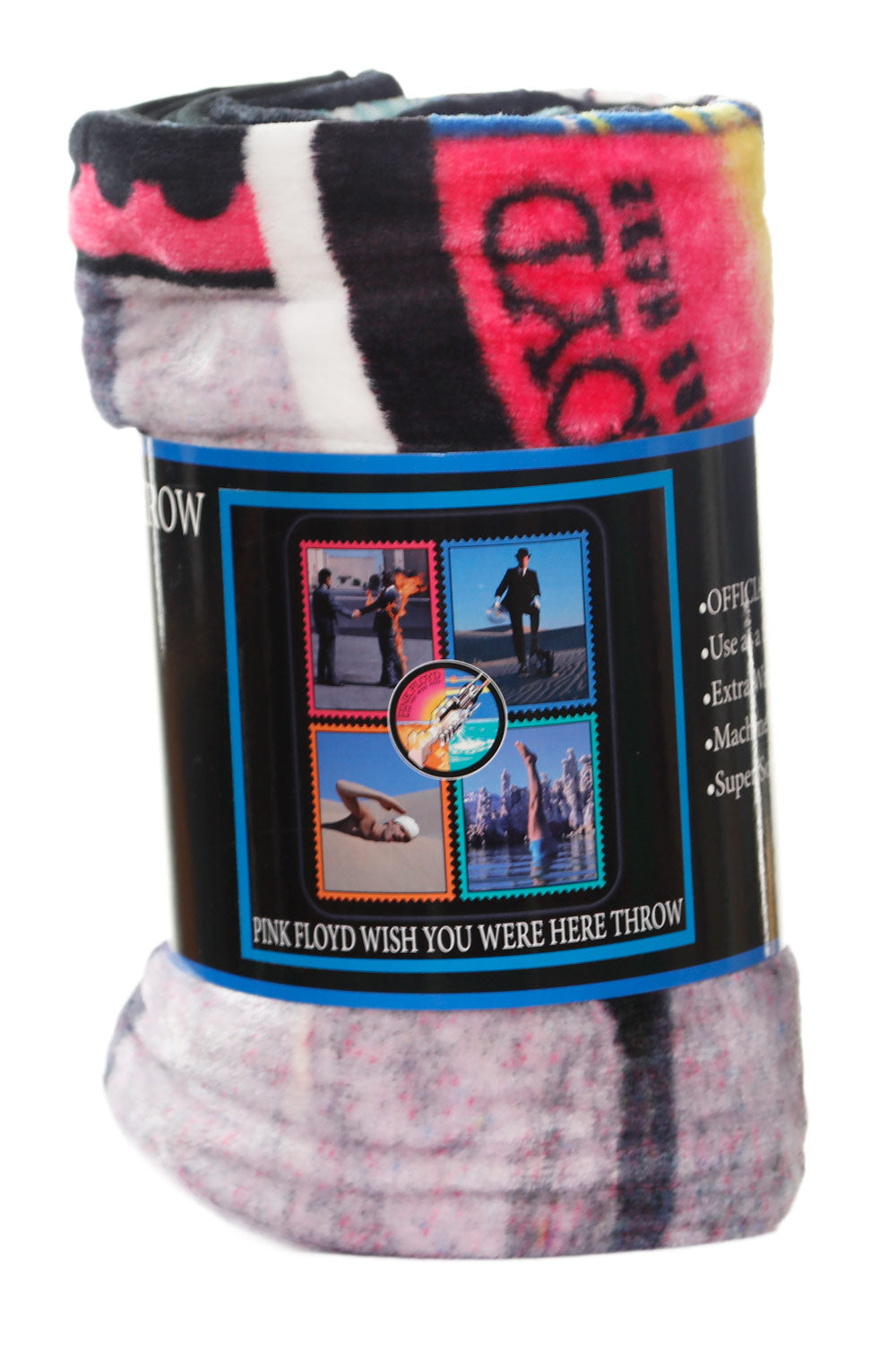 Pink Floyd Wish You Were Here Fleece Throw Blanket - eDeadShop