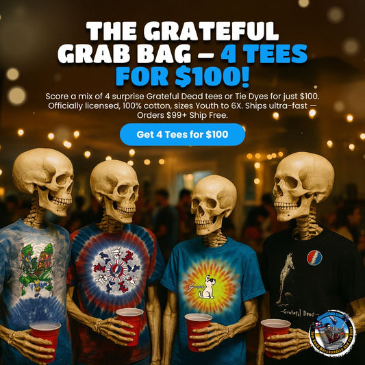 🎁 Mystery Tee 4-Pack - Grateful Grab Bag