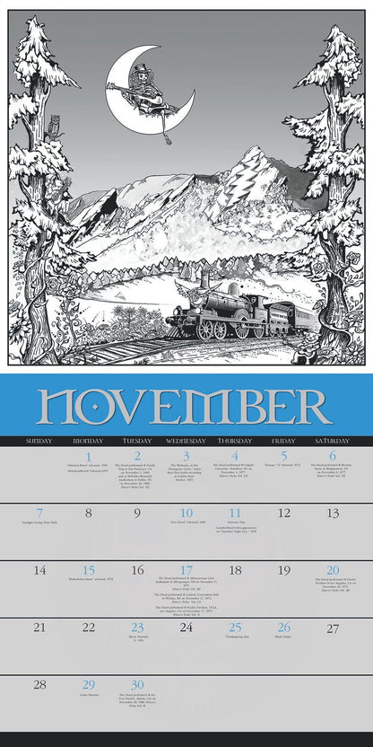 2027 Grateful Dead Wall Calendar