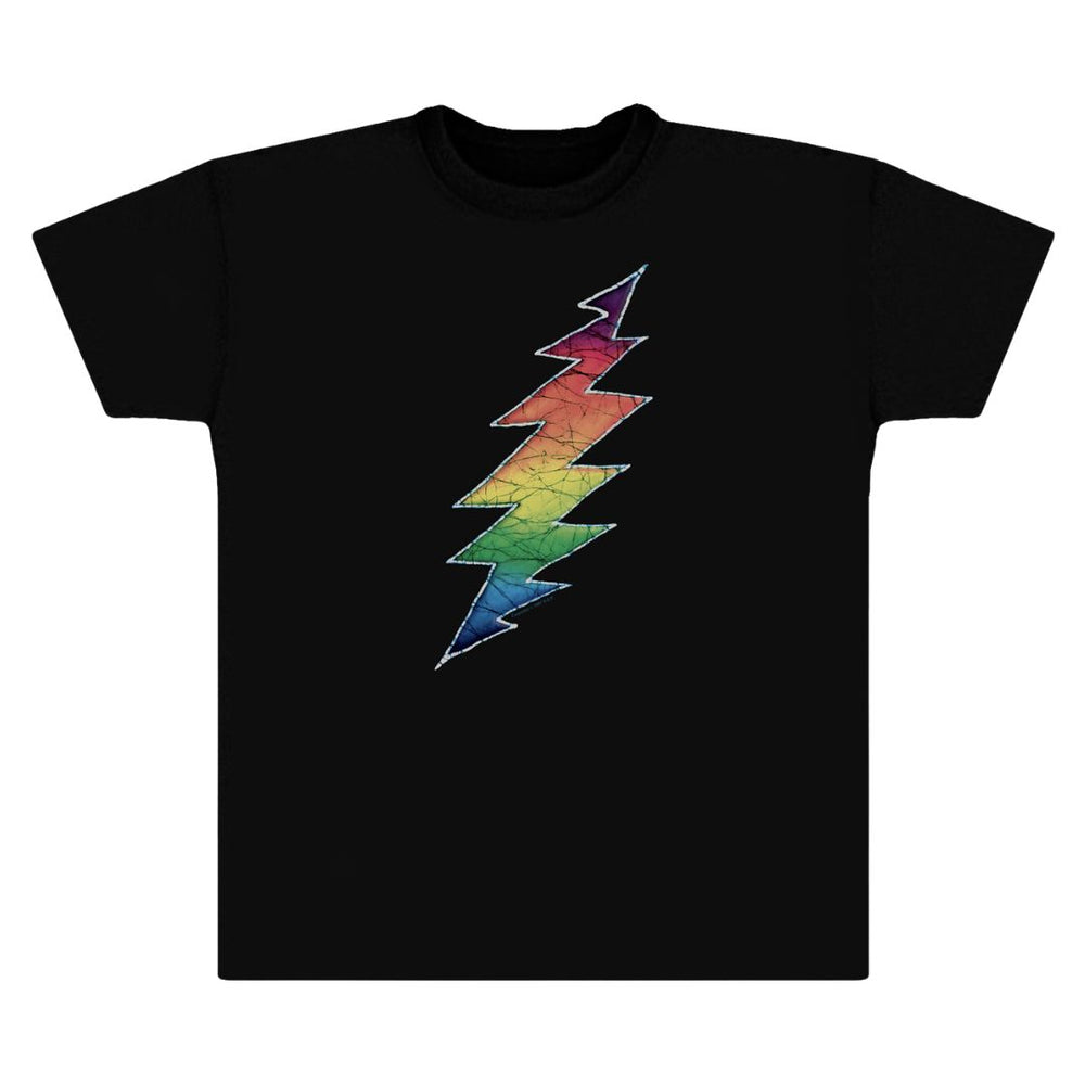Grateful Dead Rainbow Bolt on Black