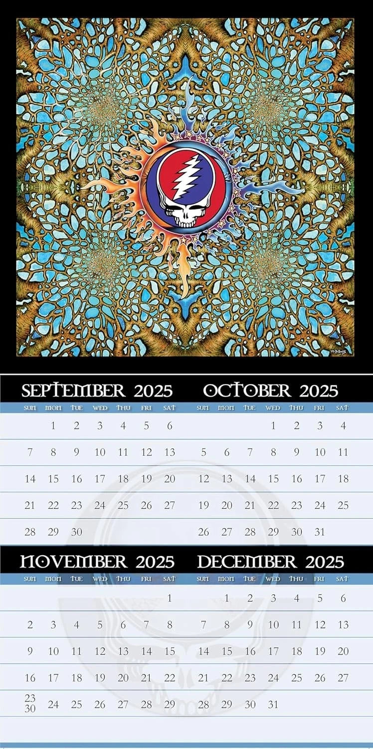 2026 Grateful Dead Wall Calendar 12