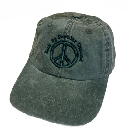 Peace "Back by Popular Demand" Embroidered Hat