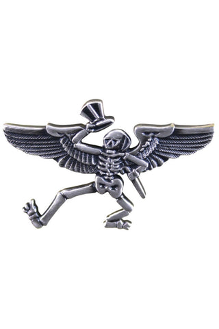 Grateful Dead Dancing Skeleton Pilot Pin Rockwings