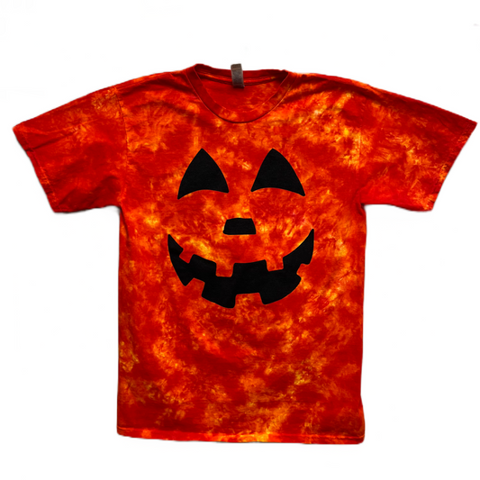 NEW Jack-o-Lantern Youth tie dye t-shirt