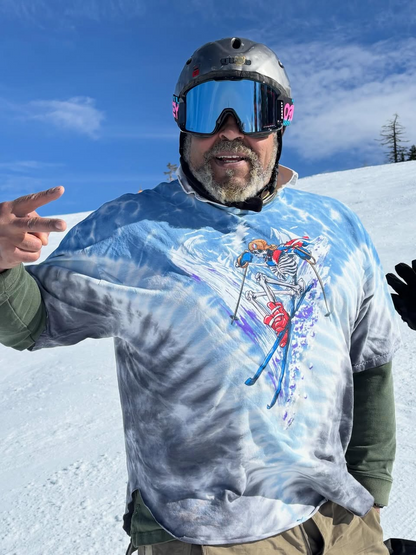 Fresh Powder tie dyed t-shirt