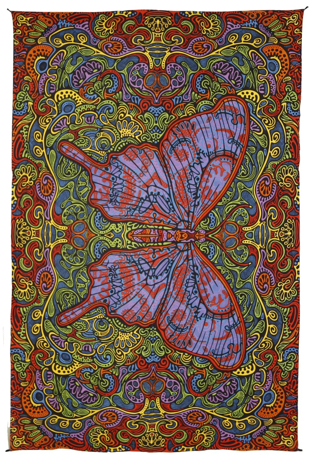 3D Butterfly Daydream Tapestry 90x60 Art by Chris Pinkerton - eDeadShop