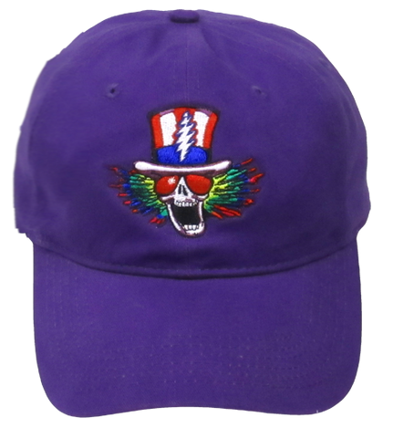 Grateful Dead Psycle Sam Embroidered Hat - Solid Purple