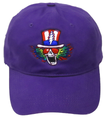 Grateful Dead Psycle Sam Embroidered Hat - Solid Purple