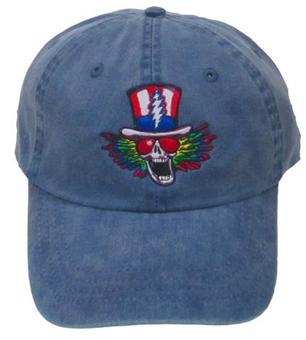 Grateful Dead Psycle Sam Embroidered Hat - Pigment Dyed Navy