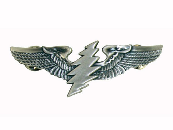 Grateful Dead Lightning Bolt Pilot Wing Pin | Rockwings | eDeadShop