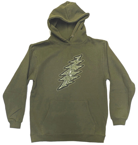 Celtic Bolt Hoodie Hoodie on Green