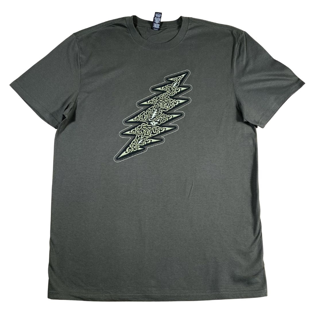 Celtic Grateful Dead Lightning Bolt-on Olive