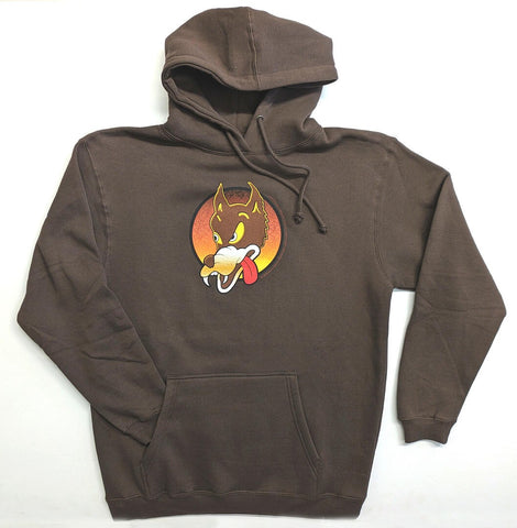 Jerry Garcia Wolf Guitar Emblem Hoodie