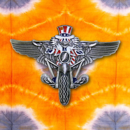 Grateful Dead Psycle Sam Large Pilot Pin Rockwings