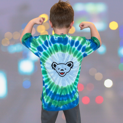 Grateful Dead Flag Bears Youth tie dyed t-shirt
