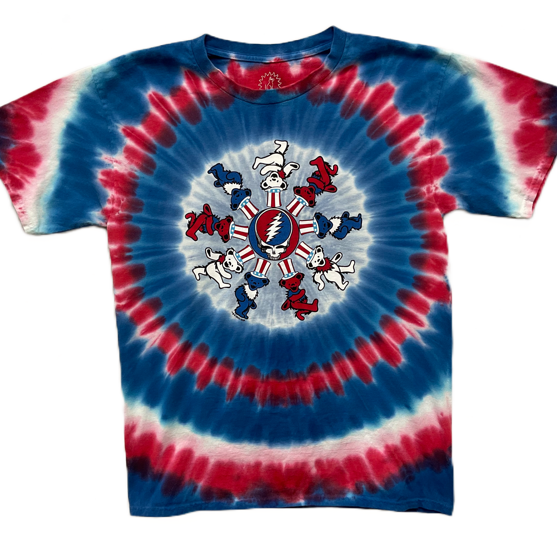 Sundog Grateful Dead Wood Bears Youth Tie Dyed T-Shirt Youth Small