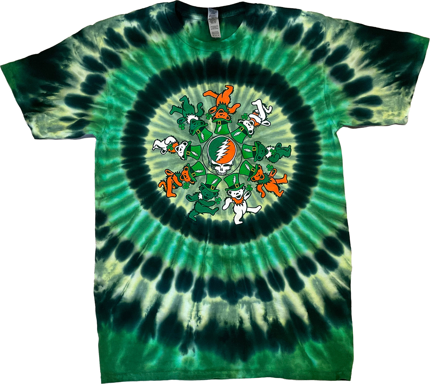 Grateful Dead Irish Bears Tie Dye t-shirt - eDeadShop