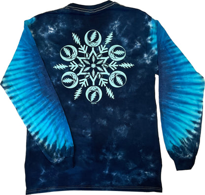 Bolt and Stealie Snowflake Long Sleeve t-shirt - eDeadShop