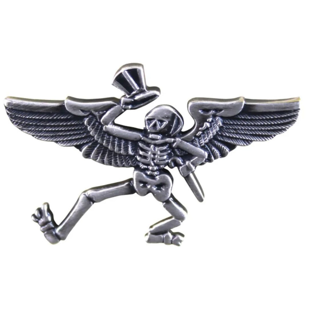 Grateful Dead Dancing Skeleton Pilot Pin Rockwings