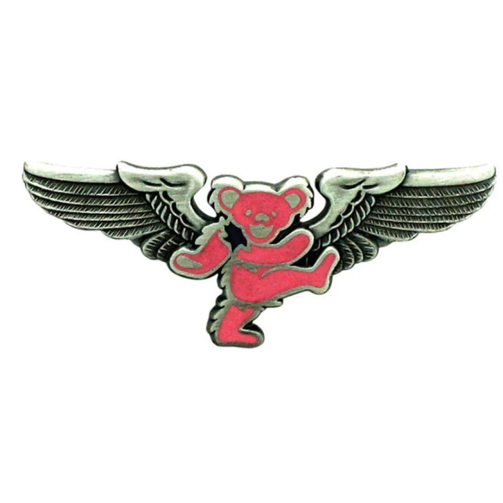 Grateful Dead Pink Bear Pilot Pin Rockwings